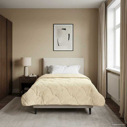 Sommer dyne 155 x 220 cm Sommer Cremefarvet Åndbar