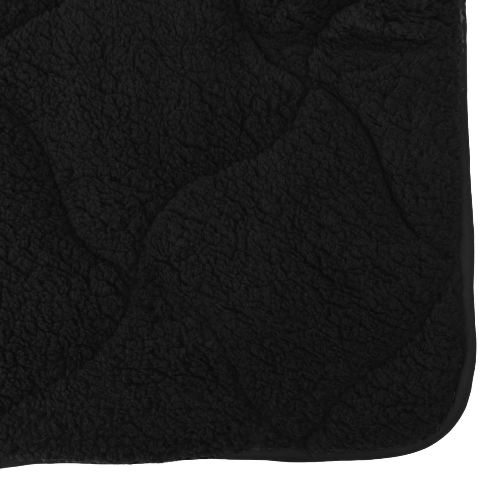 Helårs dyne Sort 220 x 260 cm Mikrofiber og Teddy fleece