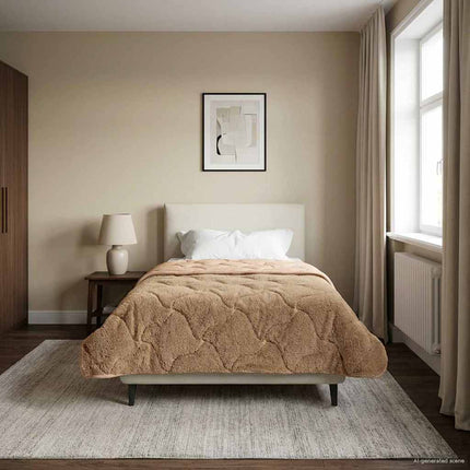 Helårs dyne 135 x 220 cm Nej Gråbrun Åndbar