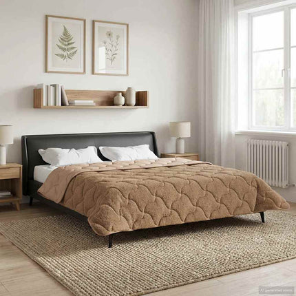 Helårs dyne 200 x 220 cm Nej Gråbrun Åndbar