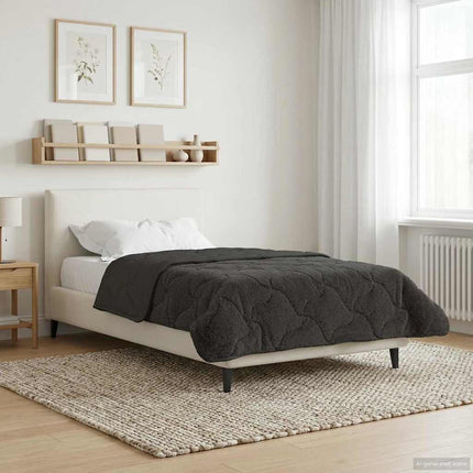 Vinter dyne 140 x 220 cm Vinter Antracit Åndbar