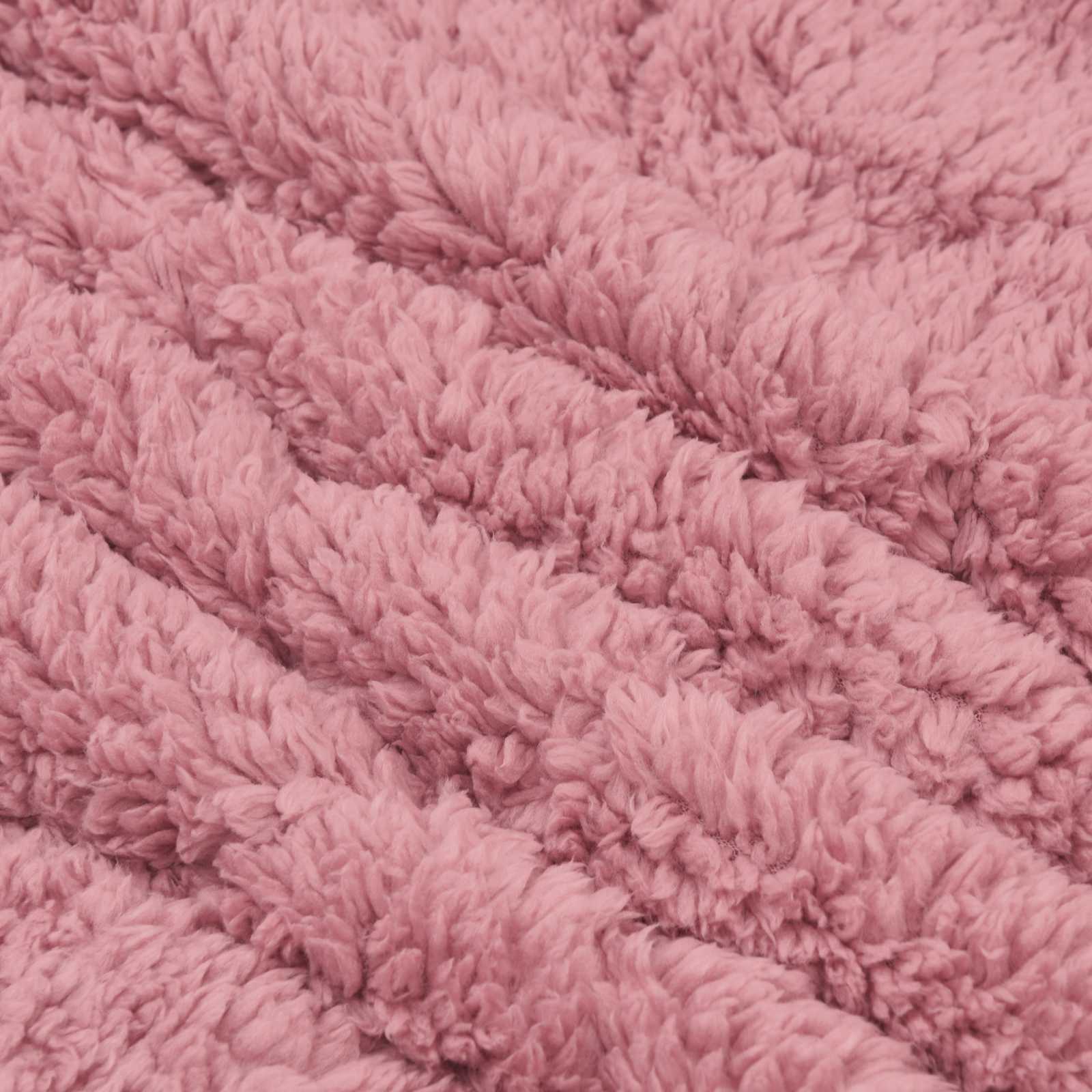 Vinter dyne Lyserød 200 x 200 cm Mikrofiber og Teddy fleece