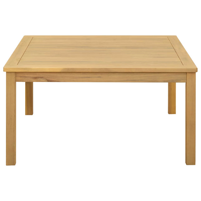 Sofabord Lys akacie 85 x 85 x 45 cm Massivt Akacietræ