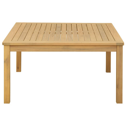 Sofabord Lys akacie 85 x 85 x 45 cm Massivt Akacietræ