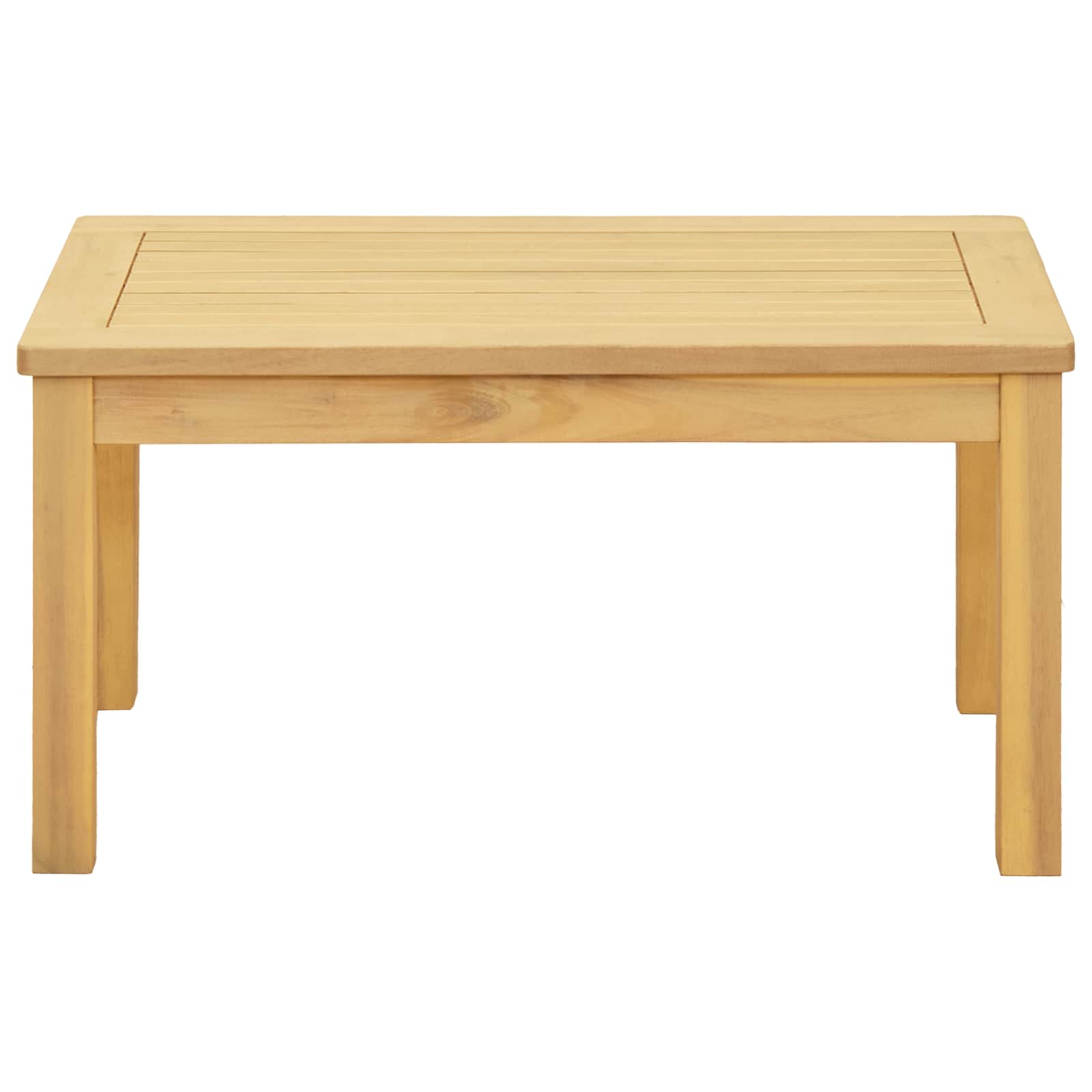 Sofabord Lys akacie 70 x 40 x 36 cm Massivt Akacietræ