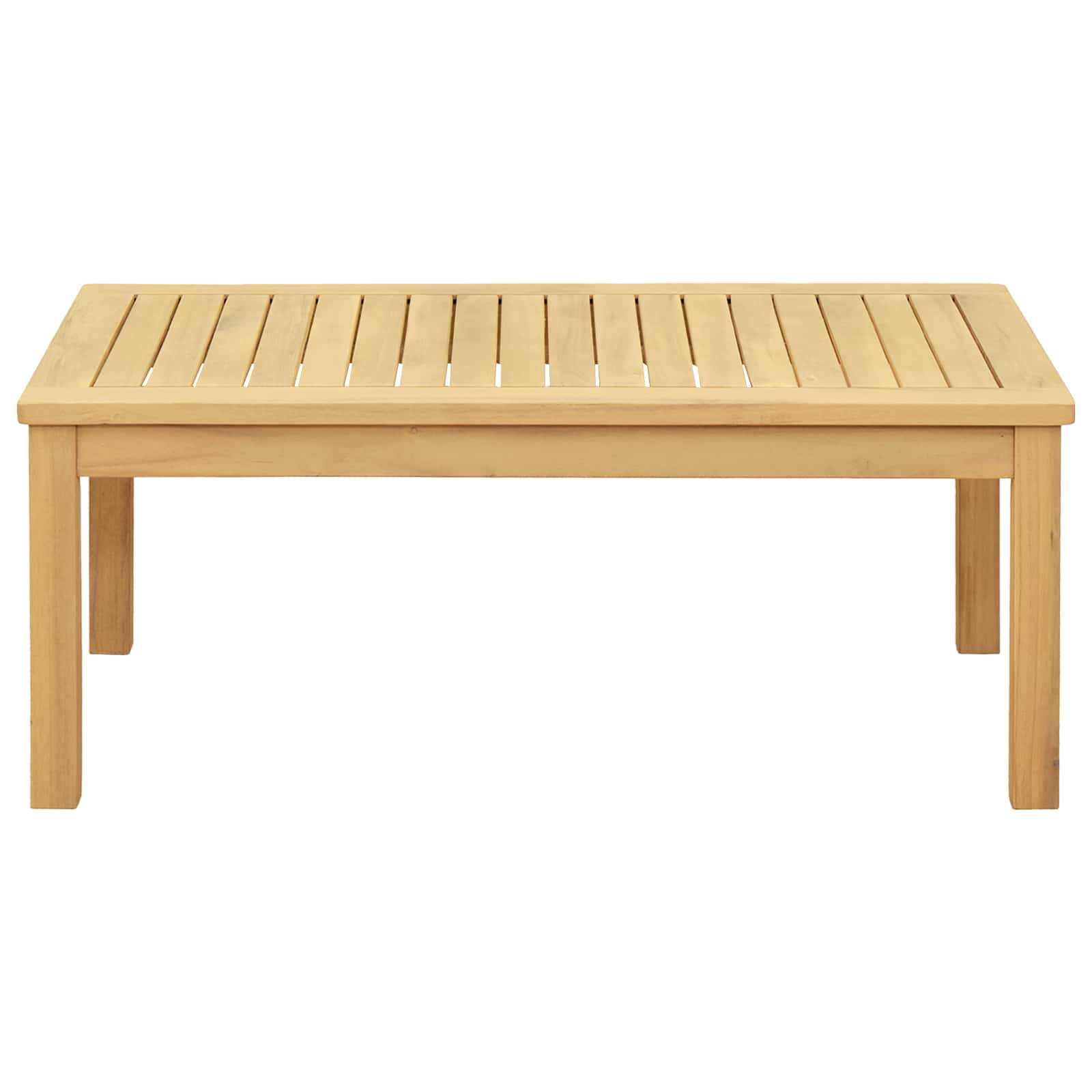 Sofabord Lys akacie 90 x 50 x 36 cm Massivt Akacietræ