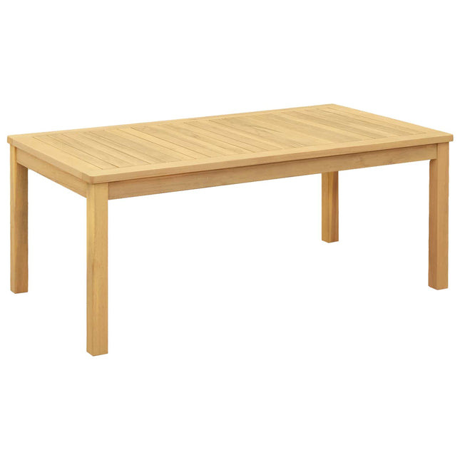 Sofabord Lys akacie 110 x 60 x 45 cm Massivt Akacietræ
