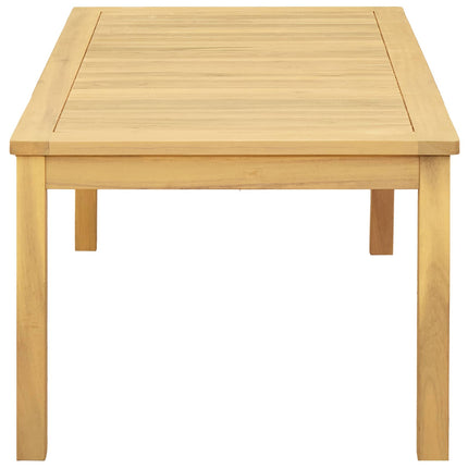 Sofabord Lys akacie 110 x 60 x 45 cm Massivt Akacietræ