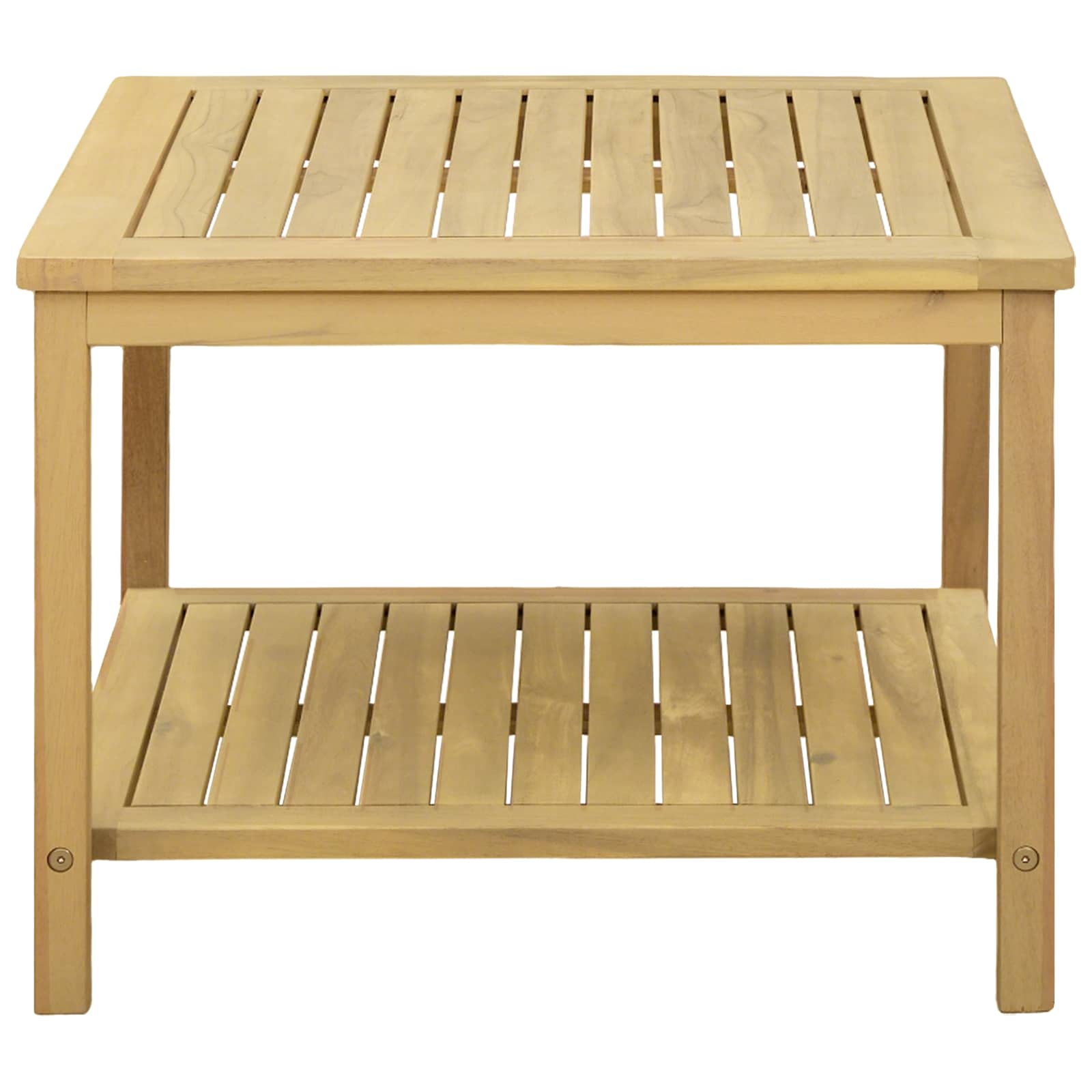 Sidebord Olie Naturlig 60 x 60 x 45 cm Massivt Akacietræ