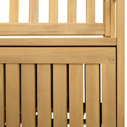 Opbevaringsbænk 2 -Seater 170 x 63 x 84 cm Massiv akacie