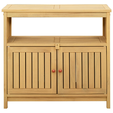 Have Konsol Bord Lys akacie 80 x 35 x 75 cm Massivt Akacietræ