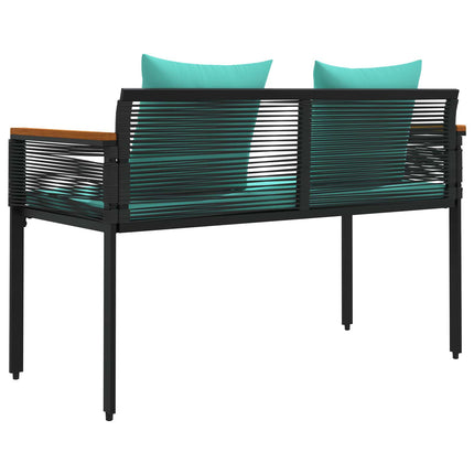 Udendørs bænk 2 -Seater 117 x 54 x 74.5 cm polyrattan