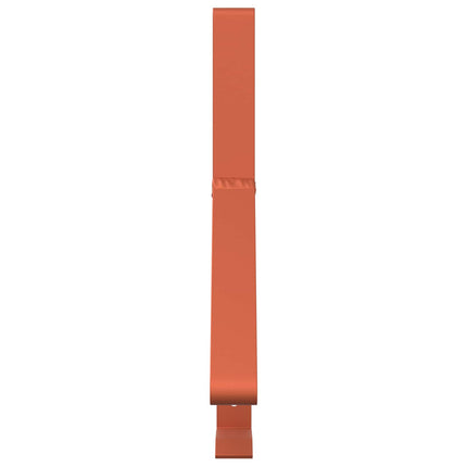 Snebeskyttelse Støtte 12 stk. Rød 29,5 x 3 x 34,5 cm Stål