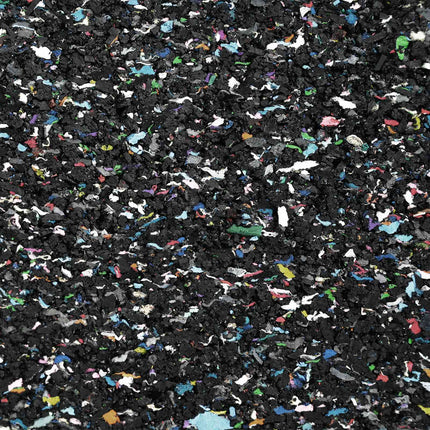 Gummigranulat rulle Sort 1000 x 5 x 0,8 cm Gummi