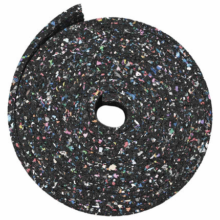 Gummigranulat rulle Sort 200 x 10 x 0,8 cm Gummi