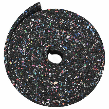 Gummigranulat rulle Sort 2000 x 10 x 0,8 cm Gummi