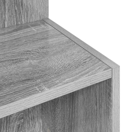 Sidebord Grå sonoma-eg Ø 39,5 x 55 cm Konstrueret træ