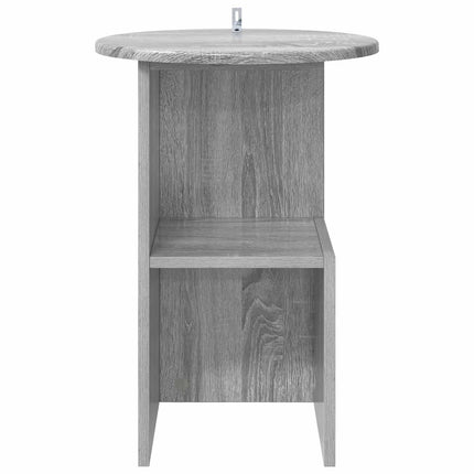 Sidebord Grå sonoma-eg Ø 39,5 x 55 cm Konstrueret træ