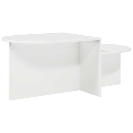 Sofabord Hvid højglans 100 x 50 x 40 cm Konstrueret træ