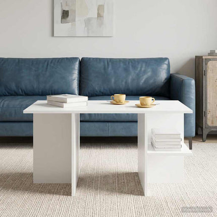 Sofabord Hvid 87 x 50 x 45 cm Konstrueret træ