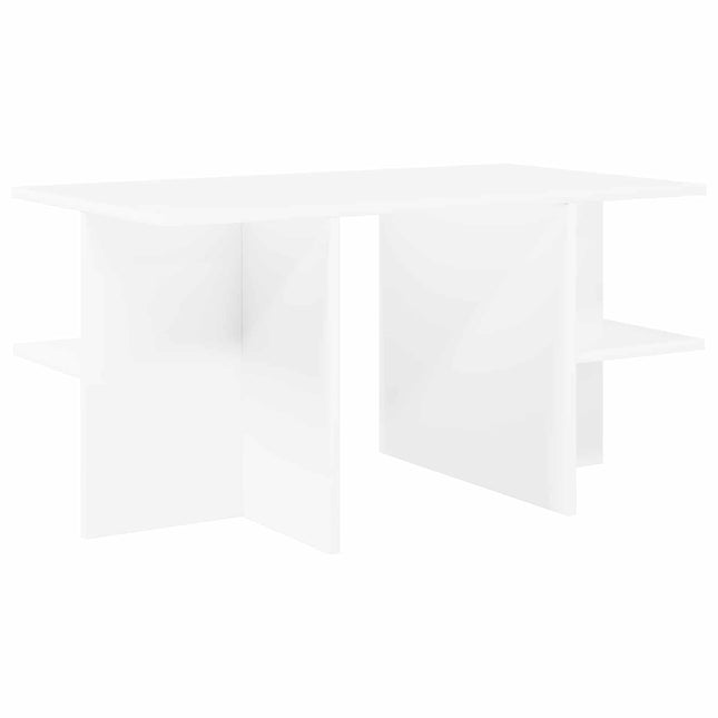 Sofabord Hvid 87 x 50 x 45 cm Konstrueret træ