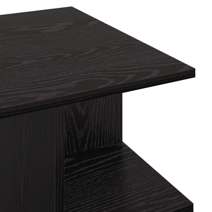 Sofabord Sort eg 87 x 50 x 45 cm Konstrueret træ