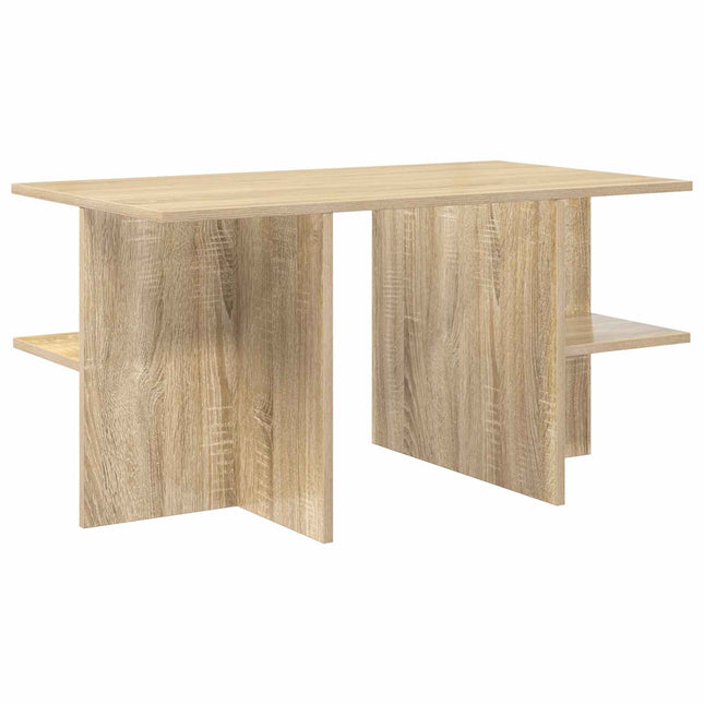 Sofabord Sonoma-eg 87 x 50 x 45 cm Konstrueret træ
