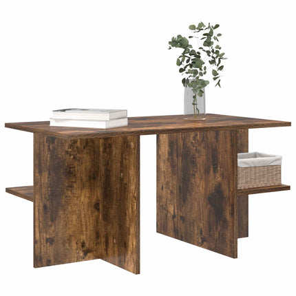 Sofabord Røget Eg 87 x 50 x 45 cm Konstrueret træ