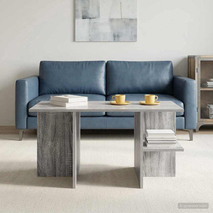 Sofabord Grå sonoma-eg 87 x 50 x 45 cm Konstrueret træ