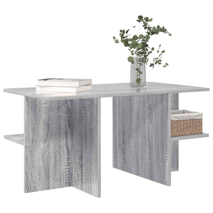 Sofabord Grå sonoma-eg 87 x 50 x 45 cm Konstrueret træ