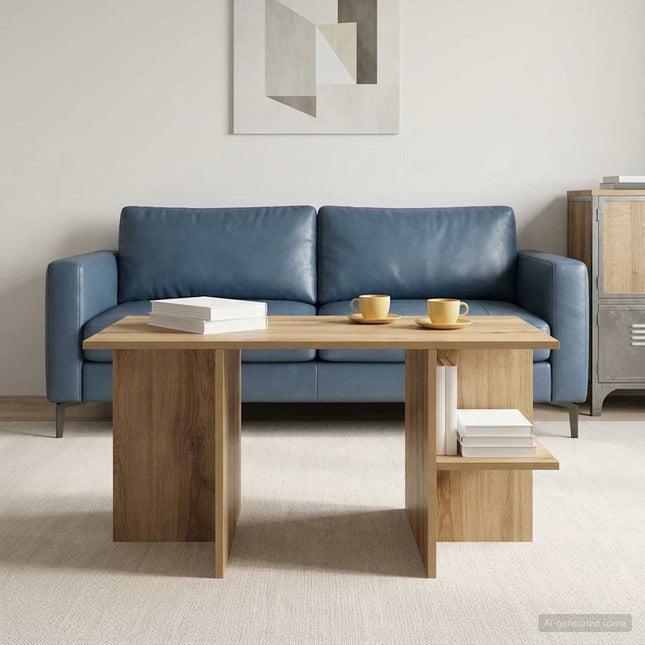 Sofabord Artisan-eg 87 x 50 x 45 cm Konstrueret træ