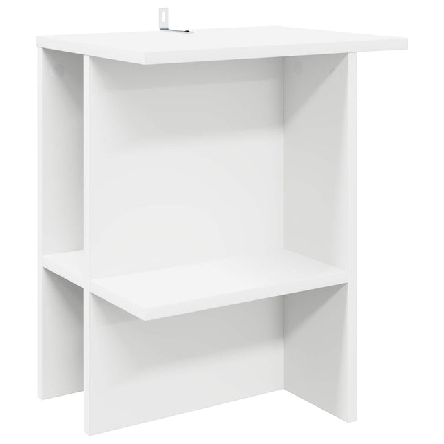 Sofabord Hvid 40 x 30 x 49 cm Konstrueret træ