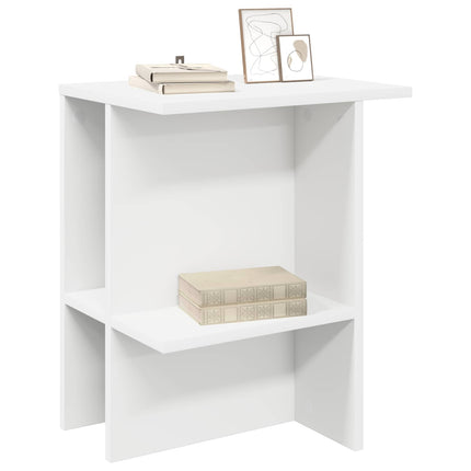 Sofabord Hvid 40 x 30 x 49 cm Konstrueret træ
