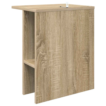 Sofabord Sonoma-eg 40 x 30 x 49 cm Konstrueret træ