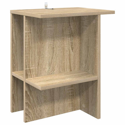 Sofabord 2 stk. Sonoma-eg 40 x 30 x 49 cm Konstrueret træ