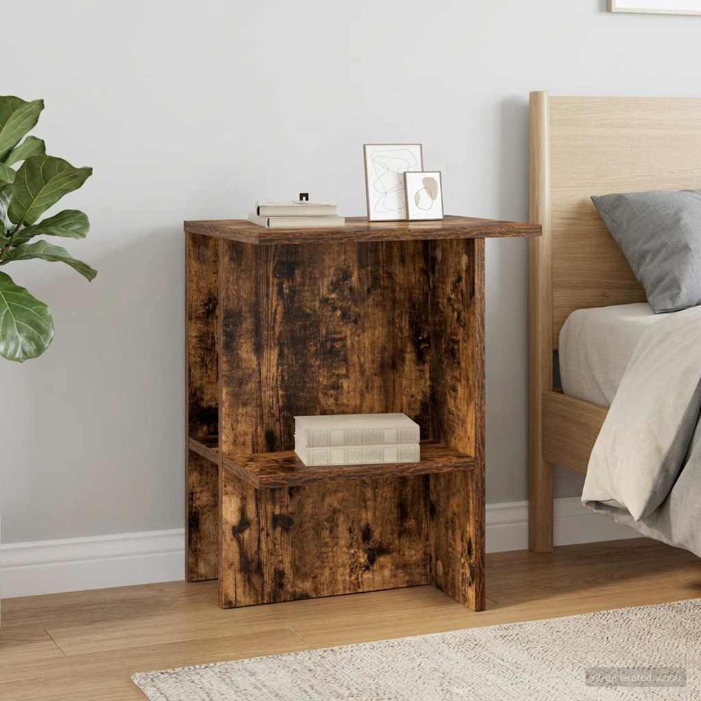 Sofabord Røget eg 40 x 30 x 49 cm Konstrueret træ