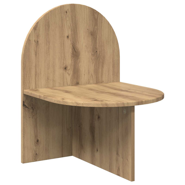 Sengebord Artisan-eg 48 x 49 x 65 cm Konstrueret træ