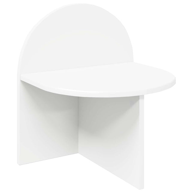 Sengebord Hvid 40 x 35,5 x 45,5 cm Konstrueret træ