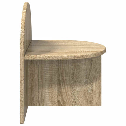Sengebord 2 stk. Sonoma-eg 40 x 35,5 x 45,5 cm Konstrueret træ