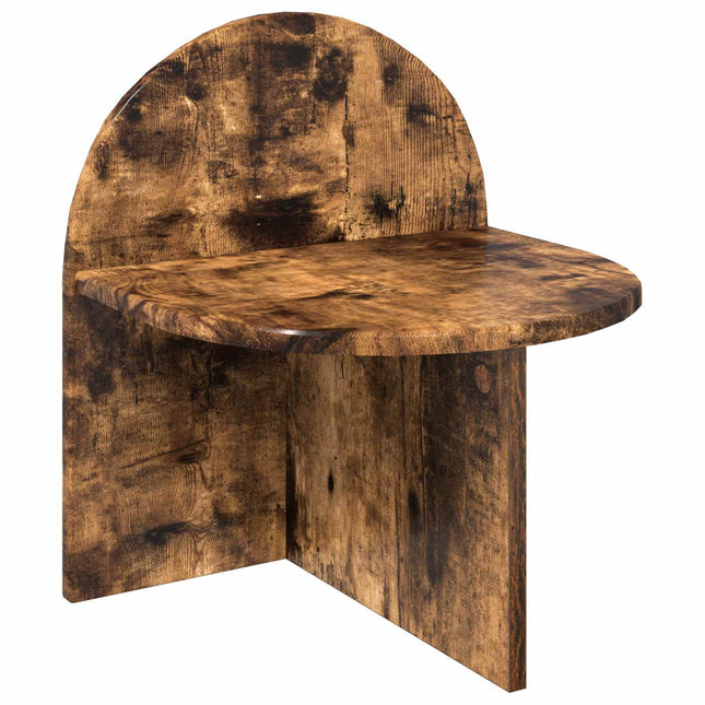 Sengebord Røget Eg 40 x 35,5 x 45,5 cm Konstrueret træ