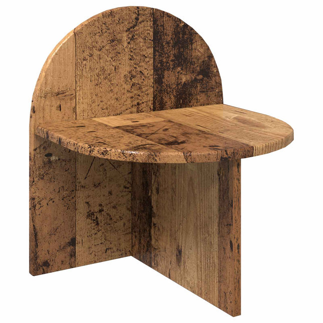 Sengebord Gammelt træ 40 x 35,5 x 45,5 cm Konstrueret træ