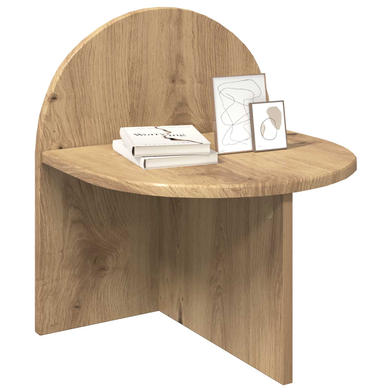 Sengebord Artisan-eg 40 x 35,5 x 45,5 cm Konstrueret træ