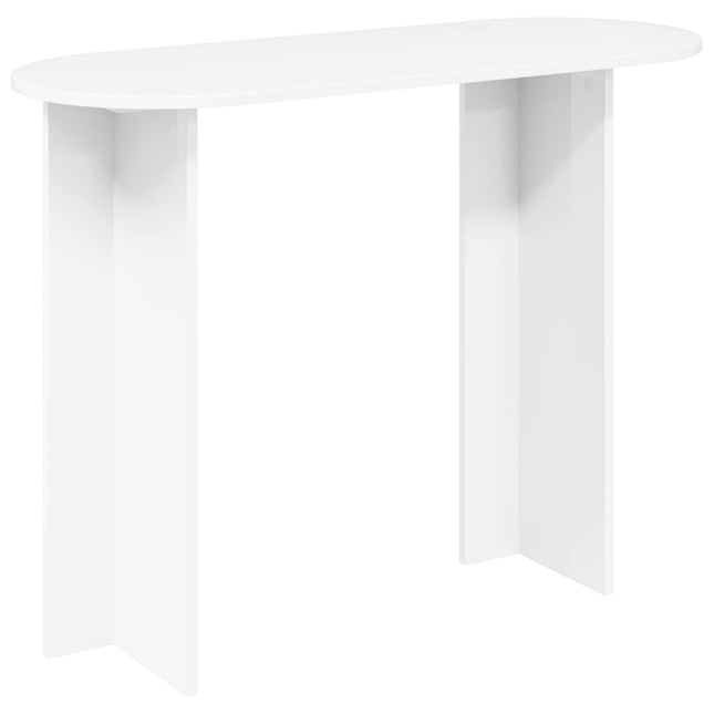 Konsolbord Hvid 100 x 39,5 x 75 cm Konstrueret træ