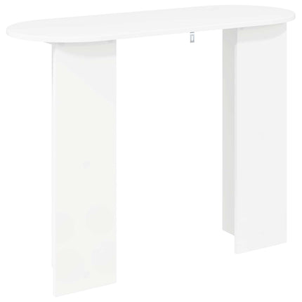 Konsolbord Hvid 100 x 39,5 x 75 cm Konstrueret træ