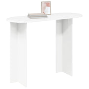 Konsolbord Hvid 100 x 39,5 x 75 cm Konstrueret træ
