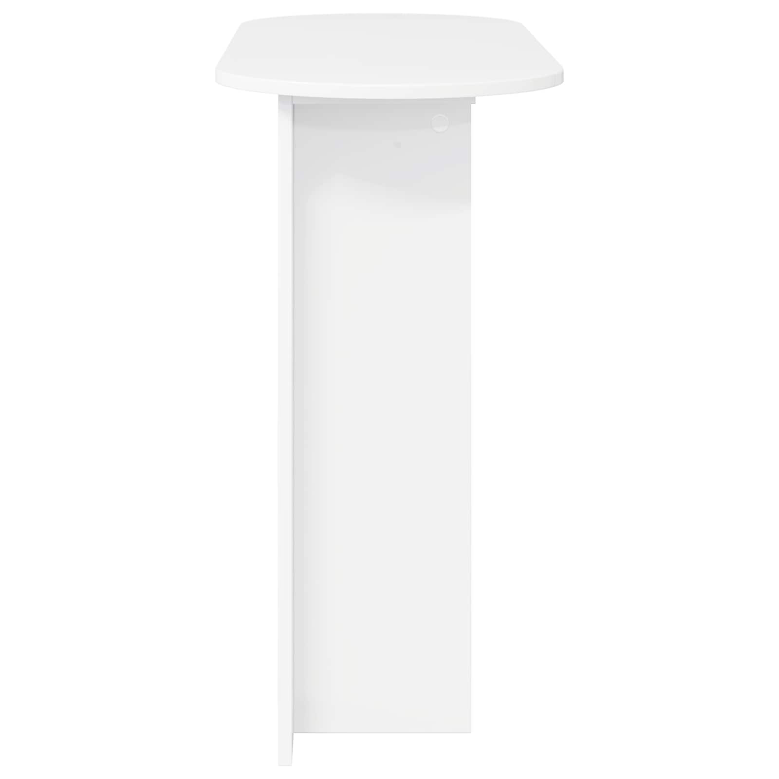 Konsolbord Hvid 100 x 39,5 x 75 cm Konstrueret træ