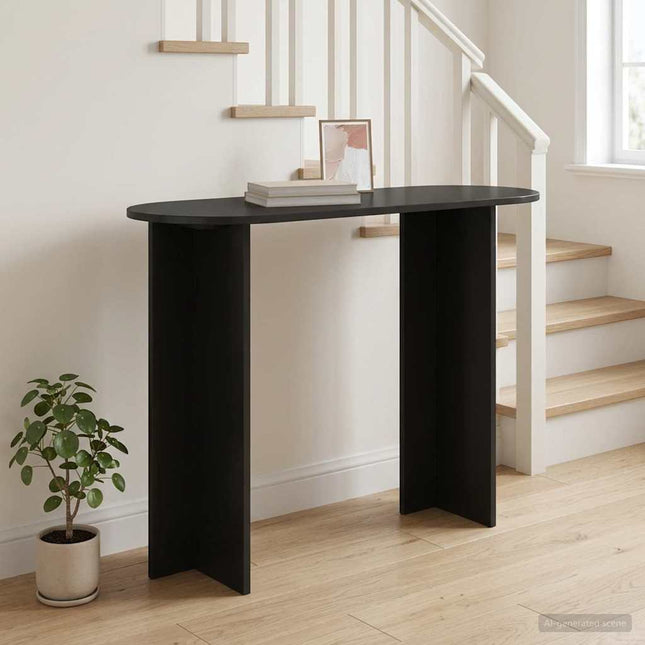 Konsolbord Sort eg 100 x 39,5 x 75 cm Konstrueret træ