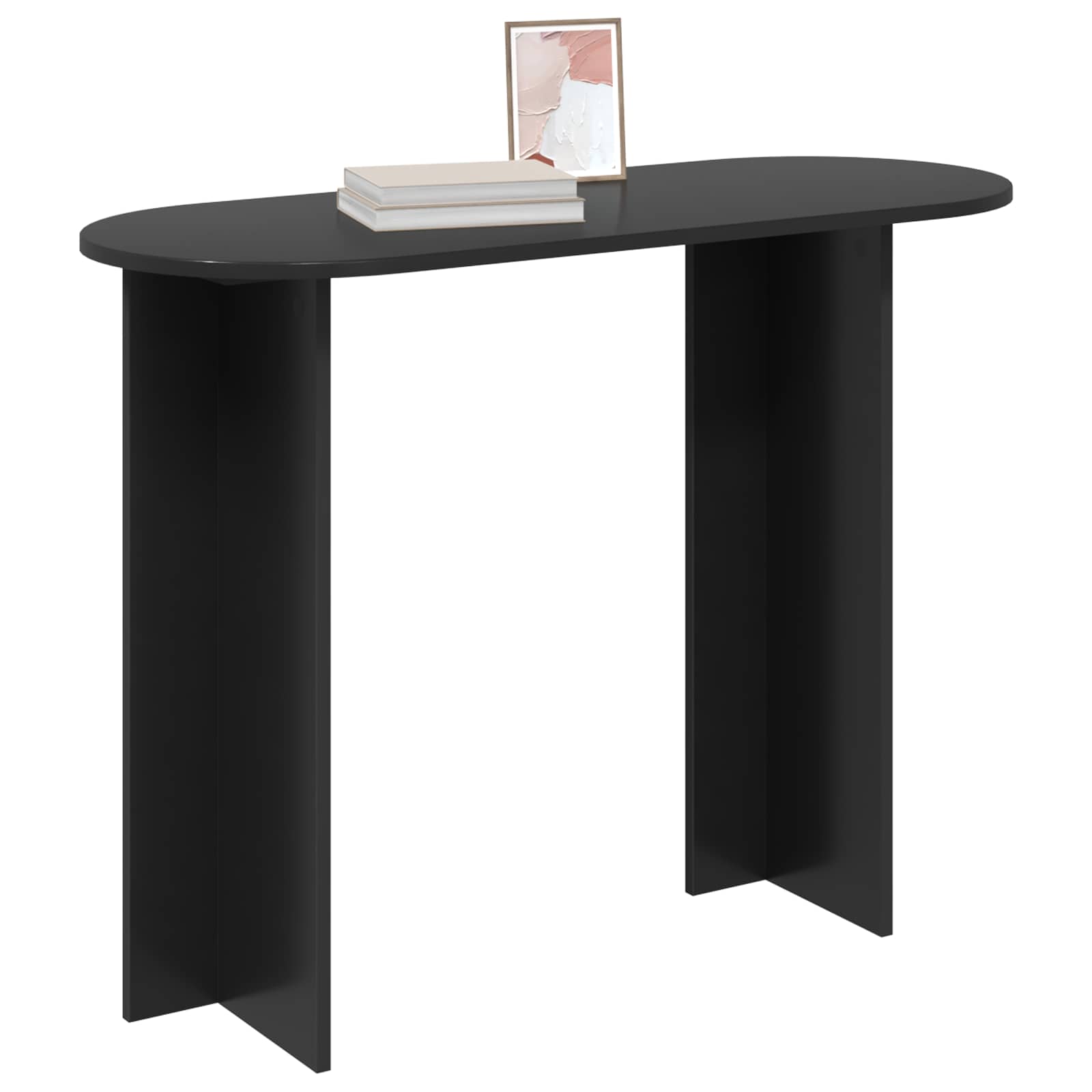 Konsolbord Sort eg 100 x 39,5 x 75 cm Konstrueret træ