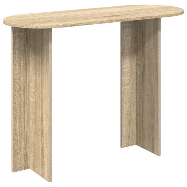 Konsolbord Sonoma-eg 100 x 39,5 x 75 cm Konstrueret træ