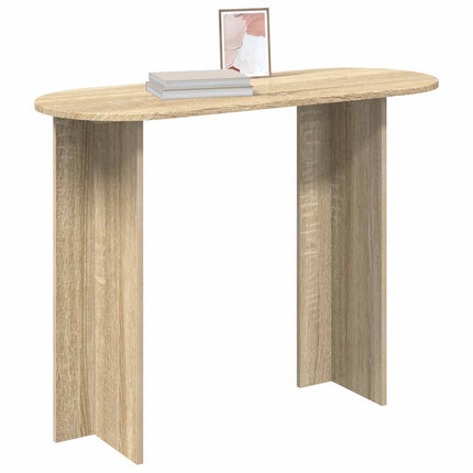 Konsolbord Sonoma-eg 100 x 39,5 x 75 cm Konstrueret træ